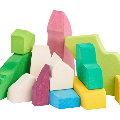 Blocs de fusta estació primavera (13 peces)