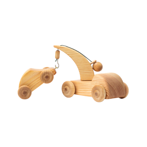 Camión grúa pequeño con mini coche