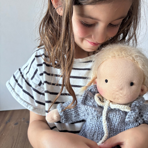 Nina de drap amb roba
